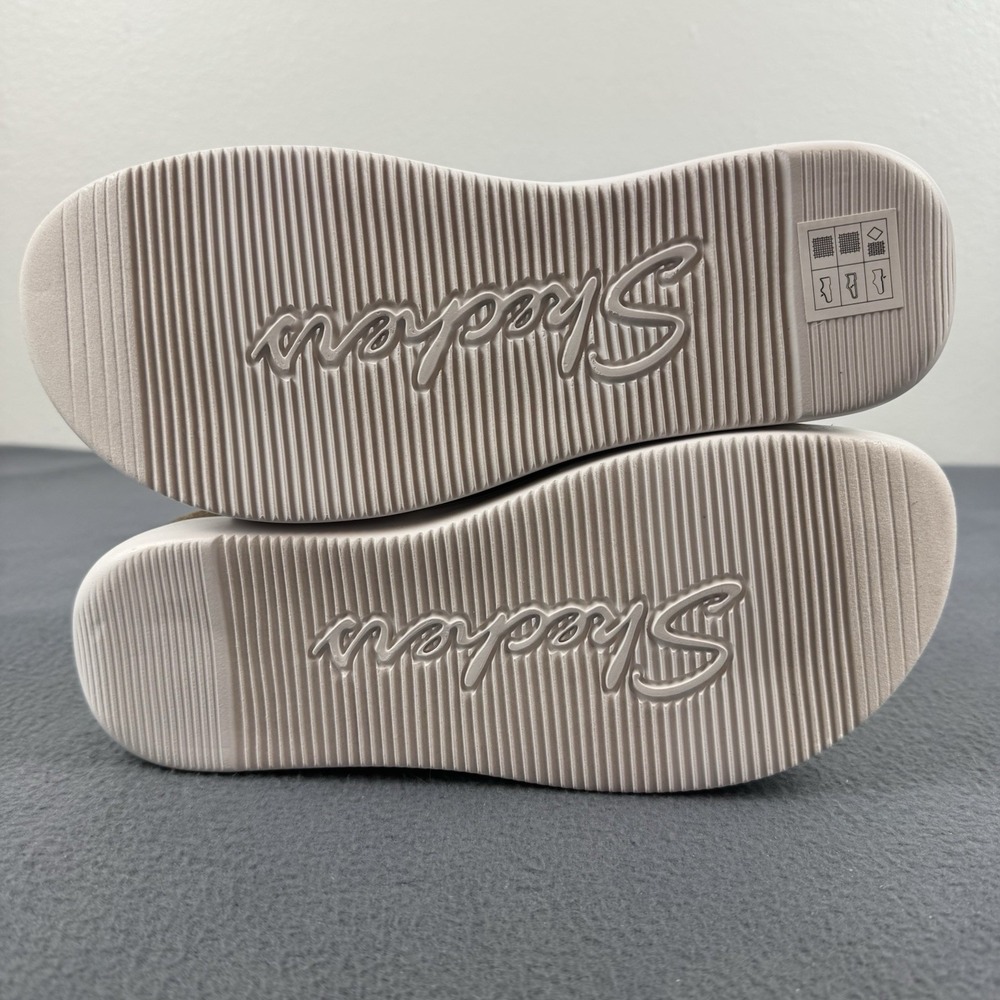 SKECHERS lifted comfort Womens relaxed fit Restless Wave Slide OFF WHITE - 9 US - Picture 5 of 5